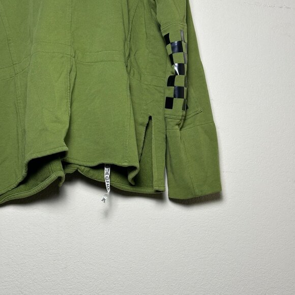Attic Salt Military Graphic Jacket Army L Punch Today In The Face Green - Picture 14 of 14
